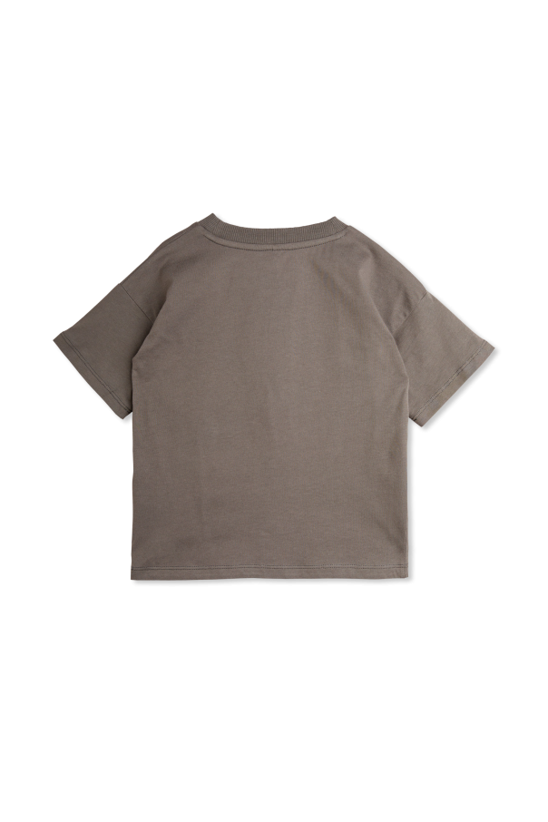 Mini Rodini T-shirt back con fantasia tie-dye Grigio