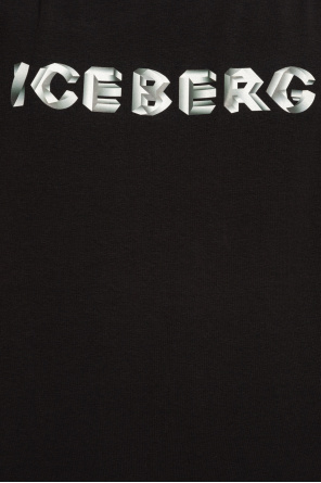 Iceberg T-shirt Yellow with logo