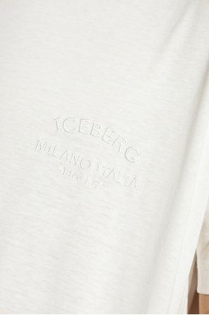 Iceberg T-shirt lilla with logo