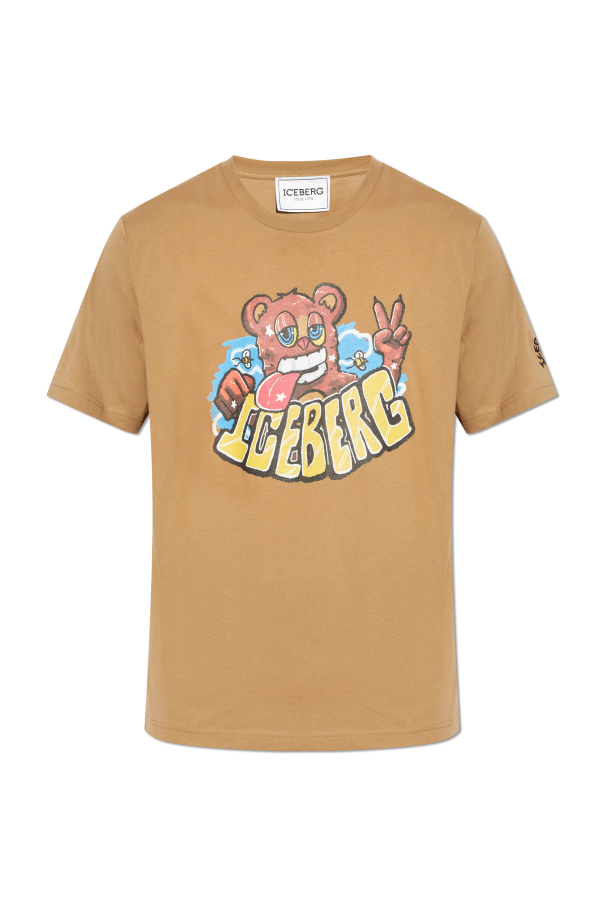 Iceberg T-shirt z nadrukiem