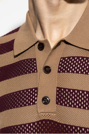 Dries Van Noten Polohemd mit Streifenmuster