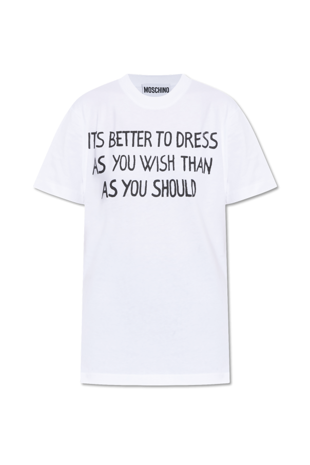 Moschino T-Shirt mit Aufdruck