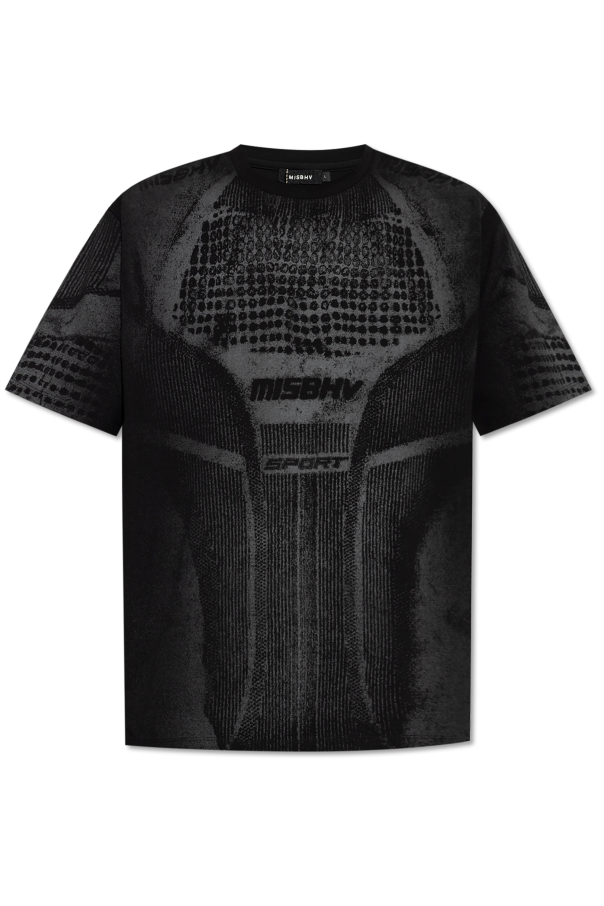 T-shirt with a pattern od MISBHV