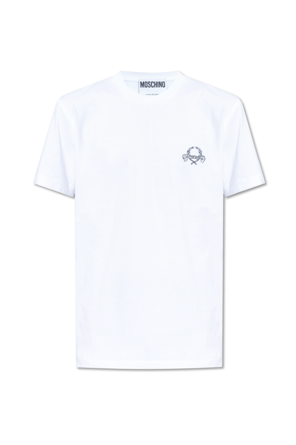 Moschino T-shirt with embroidered logo