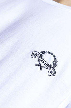 Moschino T-shirt with embroidered logo