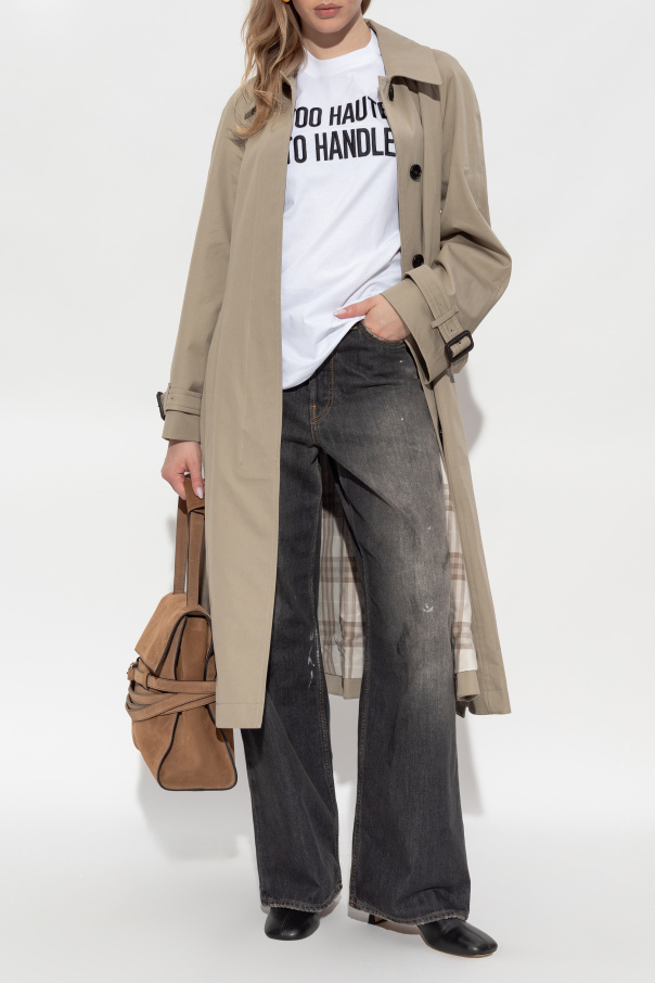 Moschino T-shirt with embroidery