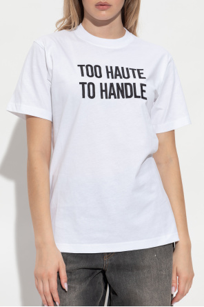 Moschino T-shirt with embroidery