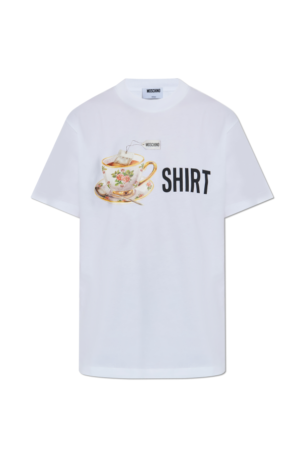 T-shirt with print od Moschino