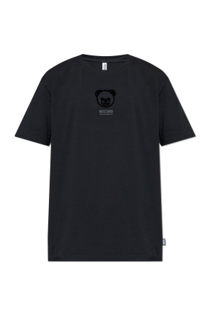 T-shirt z wypukłym logo