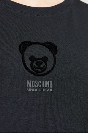 Moschino Camiseta con logo en relieve