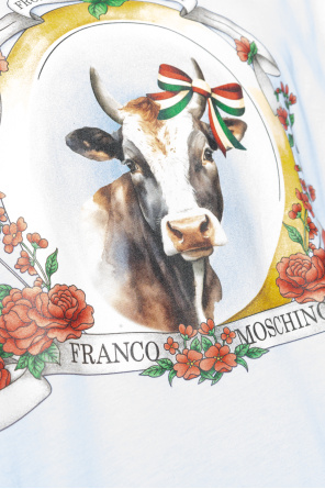 Moschino T-Shirt mit Print