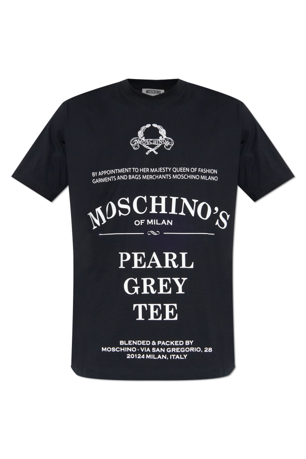 T-shirt with print od Moschino