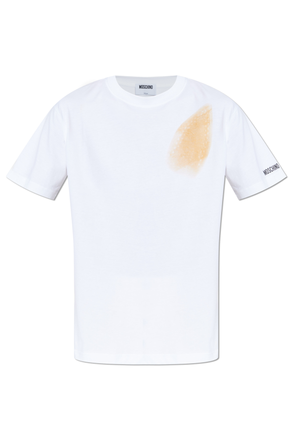 T-shirt with print od Moschino