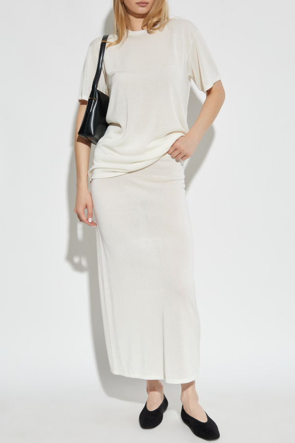 TOTEME Long sweater with a round neckline