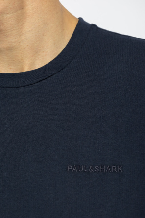 Paul & Shark T-shirt z wyszytym logo