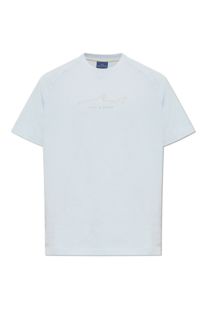 T-shirt with embroidered logo