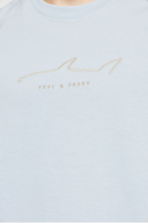 Paul & Shark T-shirt z wyszytym logo