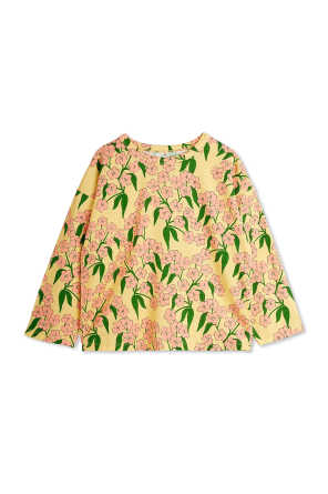 Top con motivo floral