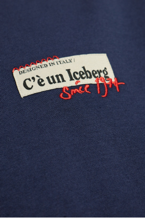 Iceberg T-shirt with patches and print