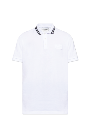 Polo with logo patch od Iceberg