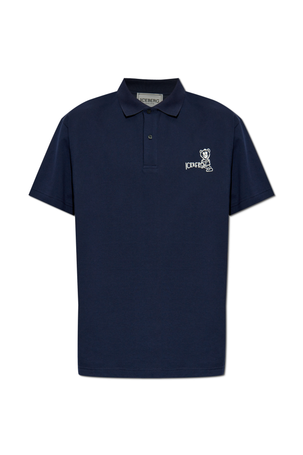 Polo with printed logo od Iceberg