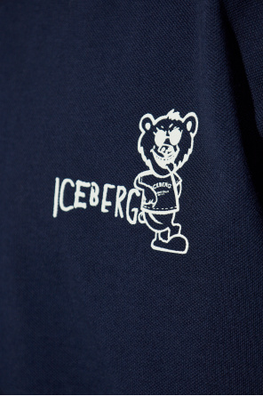 Iceberg Polo con logo estampado