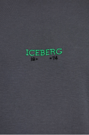 Iceberg T-Shirt mit Aufdruck