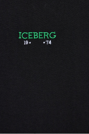 Iceberg T-Shirt mit Aufdruck