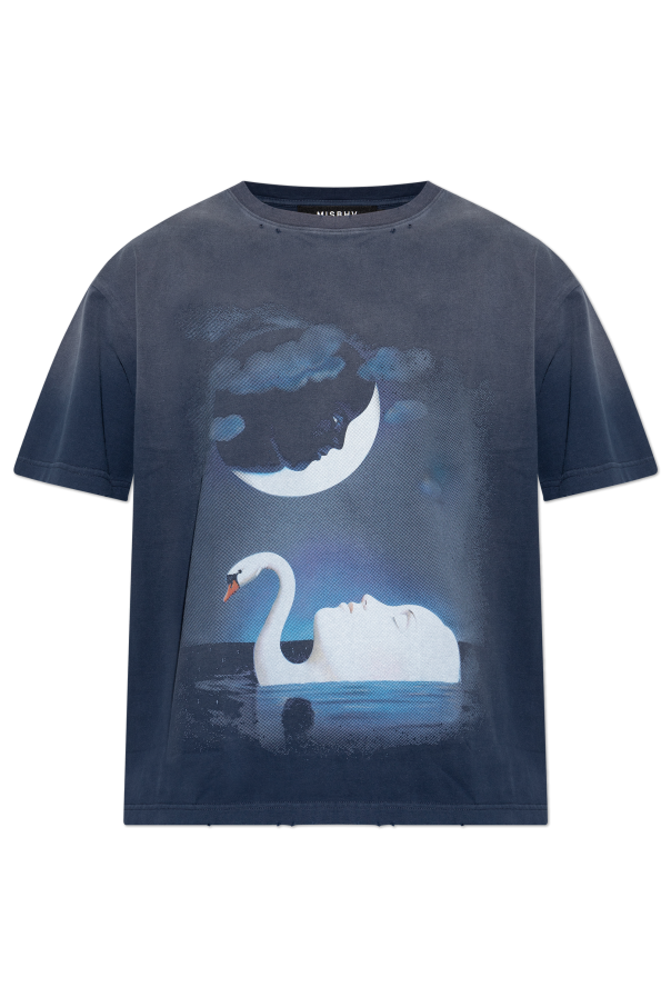 T-shirt with a vintage effect od MISBHV