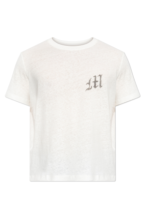T-shirt with print and shimmering sequins od MISBHV