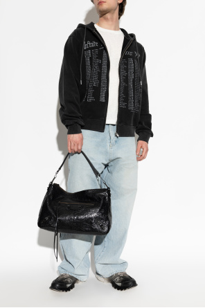 T-shirt with print and shimmering sequins od MISBHV
