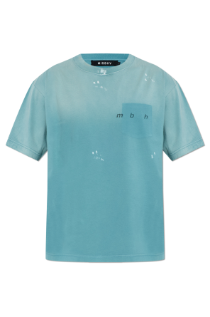 T-shirt with raw finish