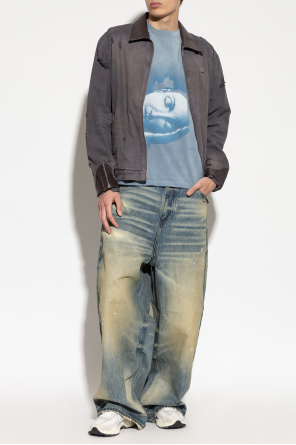 T-shirt with a vintage effect od MISBHV