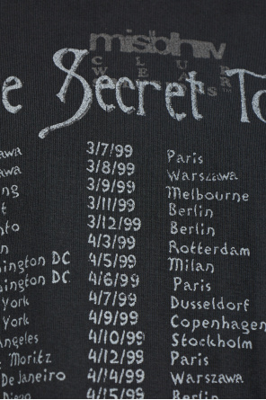 MISBHV T-shirt with raw edges