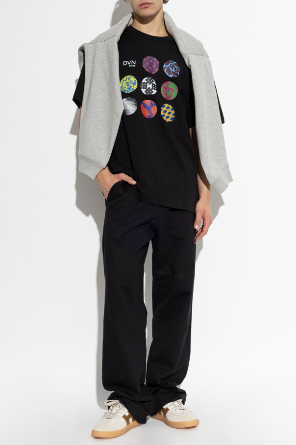 Dries Van Noten Camiseta con logotipo estampado