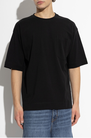Dries Van Noten Camiseta con bolsillo