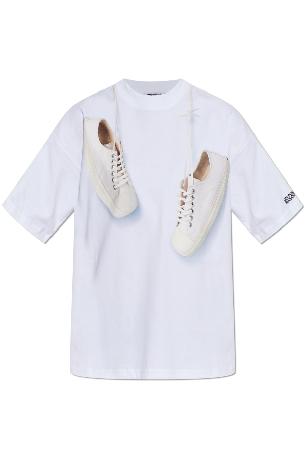 T-shirt with print od Moschino