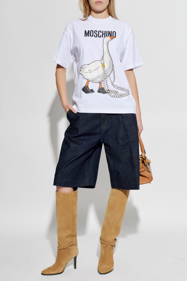 Moschino T-Shirt mit Print