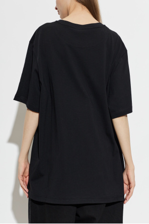 The Attico Tričko typu ‘oversize’ s rozparkom