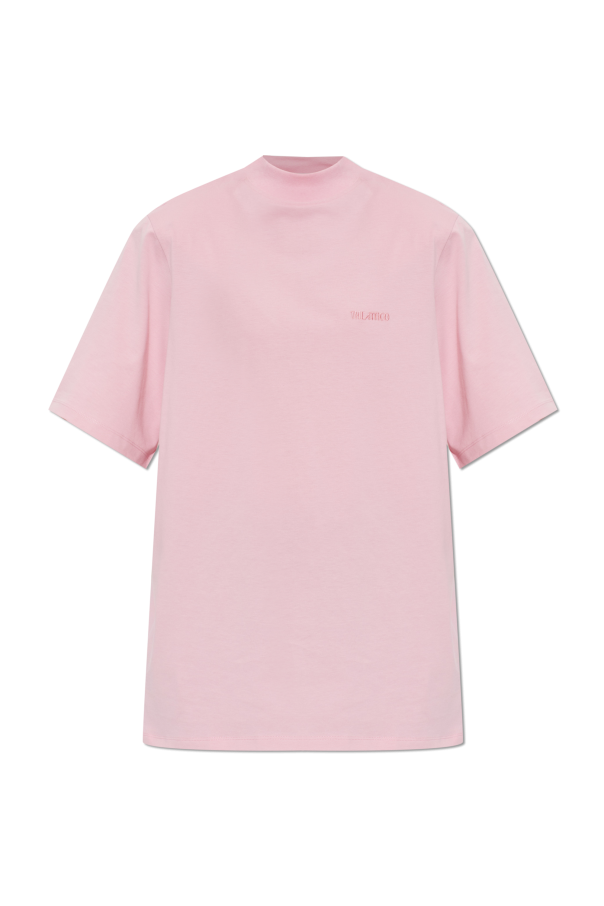 T-shirt with shoulder pads od The Attico