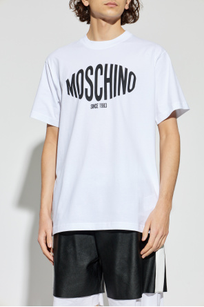 Moschino Camiseta con logo estampado