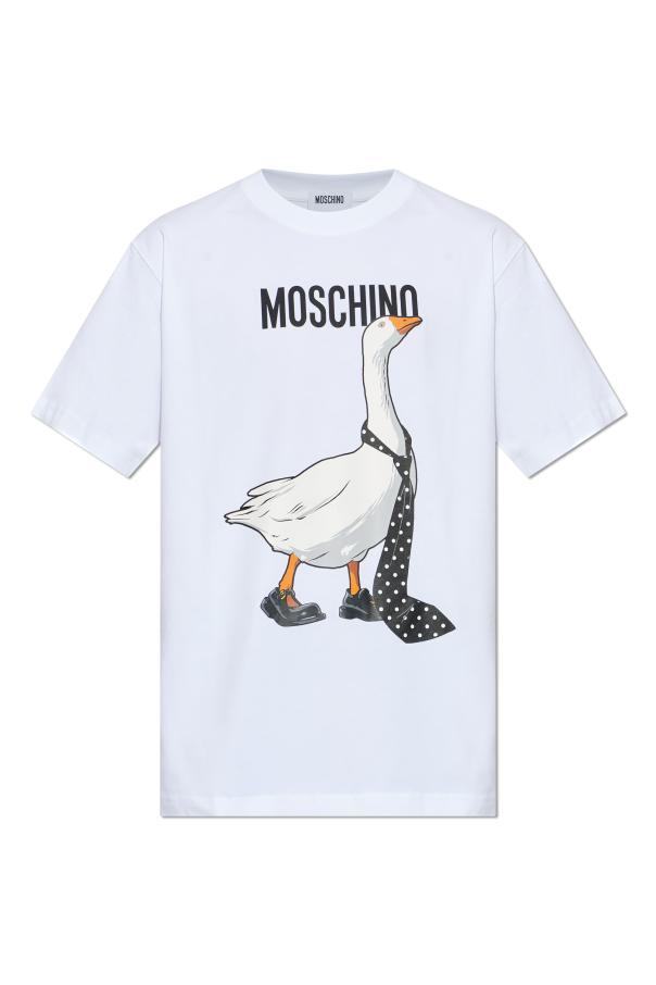 T-shirt with print od Moschino