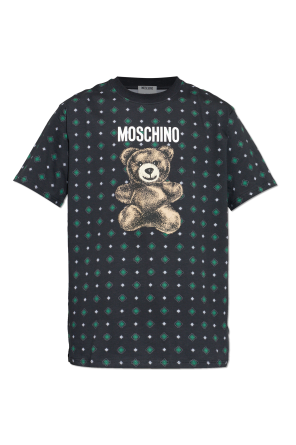T-shirt with print od Moschino