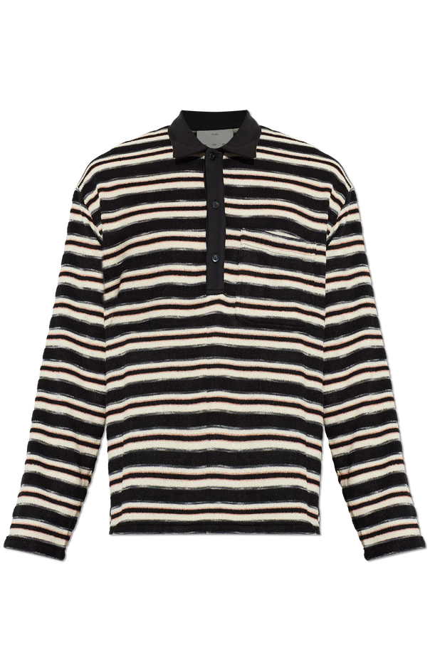 Song for the Mute Striped Polo Sweater