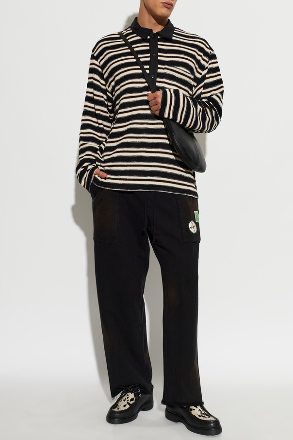 Song for the Mute Striped Polo Sweater