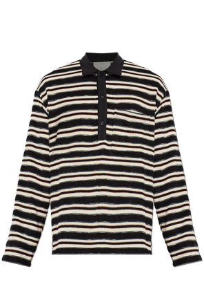 Striped Polo Sweater