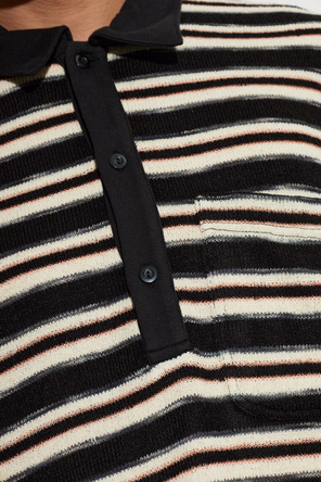 Song for the Mute Striped Polo Sweater