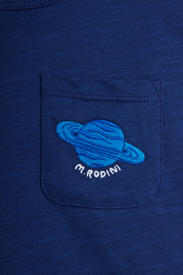 Mini Rodini T-shirt z wyszytym logo
