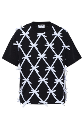 T-shirt with decorative bows