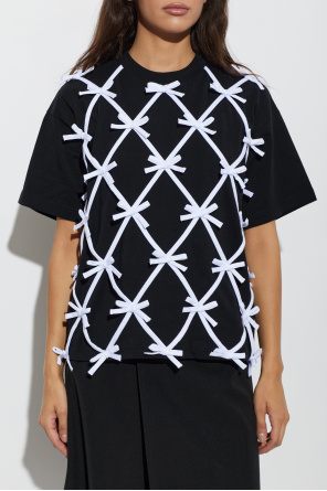 Moschino T-shirt with decorative bows
